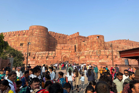 Depuis Delhi : Taj Mahal Premium Journée complète à Agra en voiture et avec chauffeur