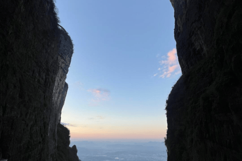 Zhangjiajie: Tianmen Mountain Day, Night Ticket & Guide Map Line A + Tianmen Cave Escalator