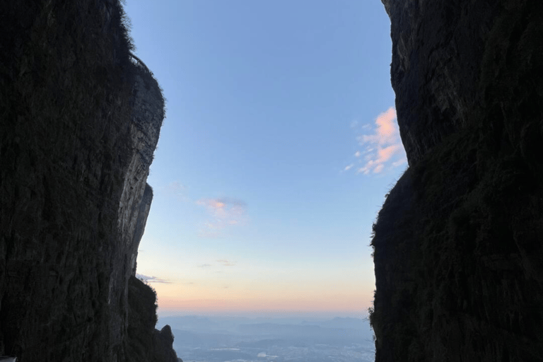 Zhangjiajie: Tianmen Mountain Day, Night Ticket & Guide Map Line A + Tianmen Cave Escalator