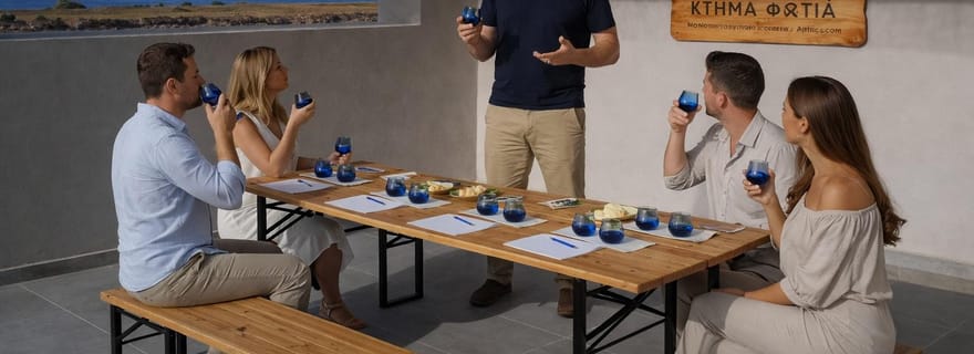 Santorin : dégustation privée d'huile d'olive et de liqueur