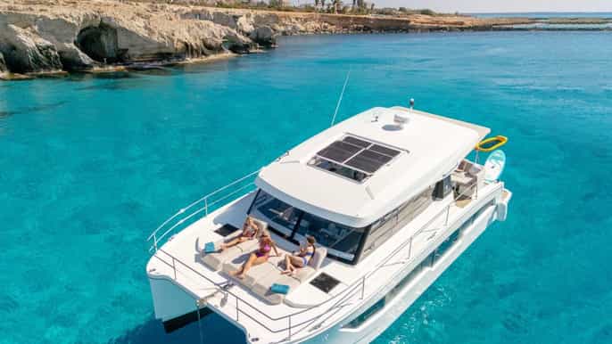 Ayia Napa: Luxury Private Catamaran Cruise