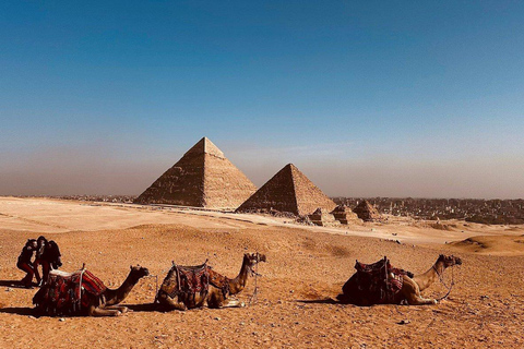 Sharm El Sheikh: Day Trip to Cairo, Pyramids, Sphinx & GEM Museum by bus Get into the Giza Pyramids, Sphinx, and old Egyptian Museum