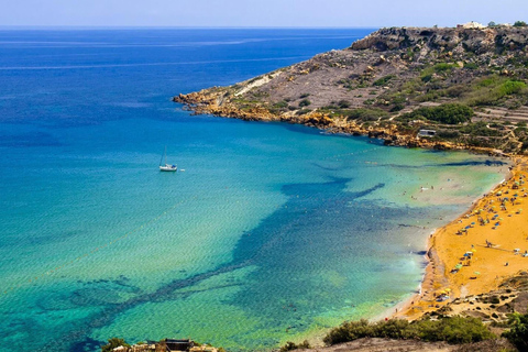Malta: 9 Bays Cruise with Traditional Ftira and Transport