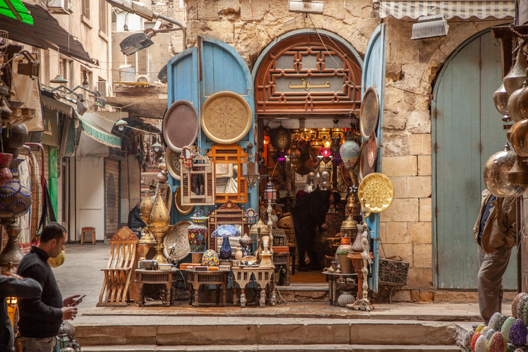 Grand Egyptian Museum & Khan El Khalili Bazaar Guided Tour Shared Tour with Entry Ticket