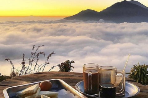Ubud: Mount Batur Jeep Sunrise & Hot Spring All Inclusive Mount Batur Jeep Sunrise & Black lava - Meeting Point