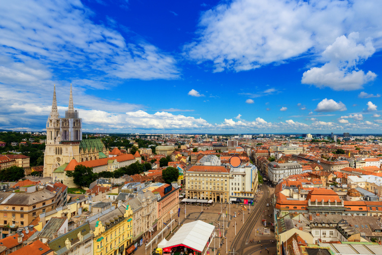 Zagreb: Private Guided Tour with Your Mobile Phone Zagreb: The Gradec Code and the Stone Gate with Kit and Live Guide