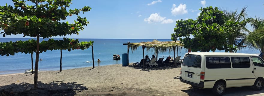 Au départ de Roseau : Tour panoramique des chutes d'eau, des gorges et de la plage
