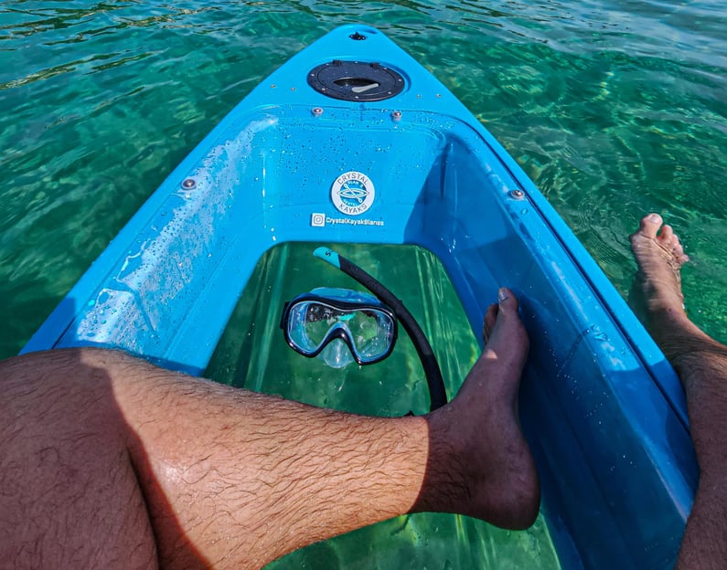 Blanes, Costa brava: Gita in kayak in mare aperto