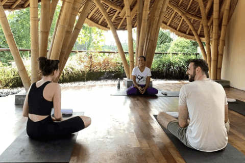 Bali: Ubud Sound Yoga & Energy Healing Experience Small Group with Meeting Point