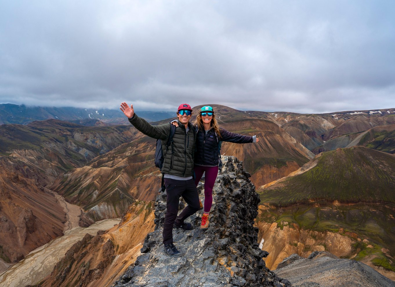 Reykjavik: Vandretur i højlandet ved Landmannalaugar og varme kilder