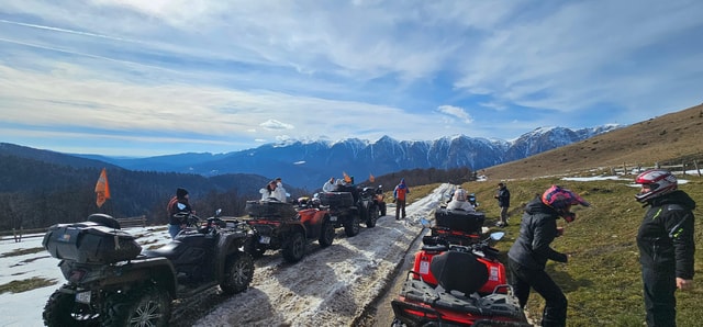 QUAD tours Bucharest: Snowmobile & ATV Carpathian Mountains