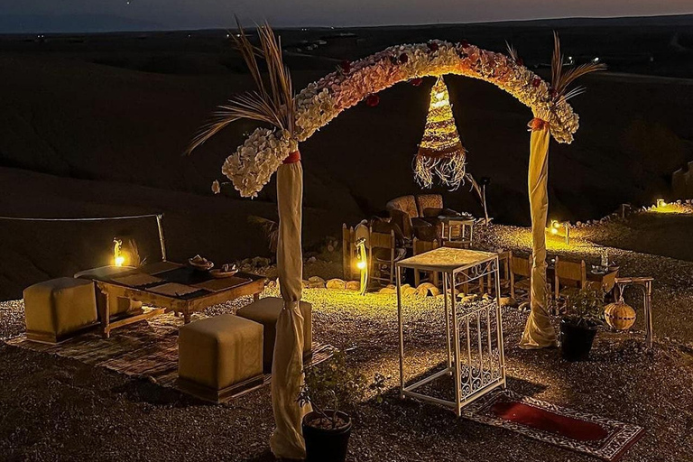 1h de passeio de quadriciclo pelo deserto com jantar e passeio de cameloMarrakech: Passeio de Quadriciclo pelo Deserto com Jantar Show e Passeio de Camelo