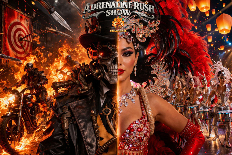Phuket: Circus Adrenaline Show Experience Diamond Seat Ticket Only