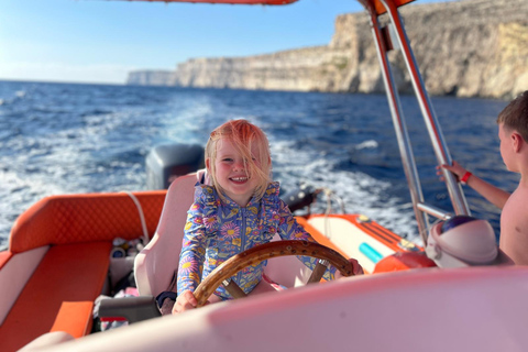 Gozo South & Comino Highlights: Private Boat Adventure 3 hours