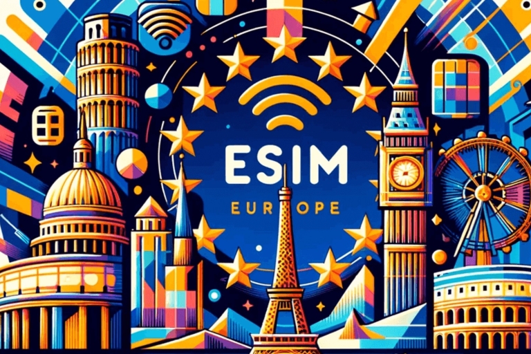 Europe: eSIM with Unlimited Data Europe: eSim with Unlimited Data for 15 Days