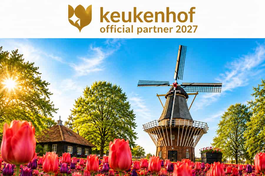 Amsterdam: Eintritt zum Keukenhof & Shuttlebus mit flexibler Rückfahrt. Foto: GetYourGuide