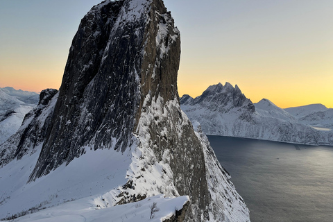 Tromsø: Snowshoe Hike on Senja to Hesten with Views of Segla From Tromsø: Snowshoe Hike to Hesten