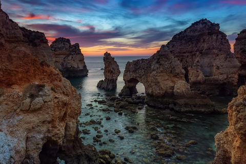 Au départ de Lisbonne : Algarve, grotte marine de Benagil et visite d&#039;une jounée à Lagos