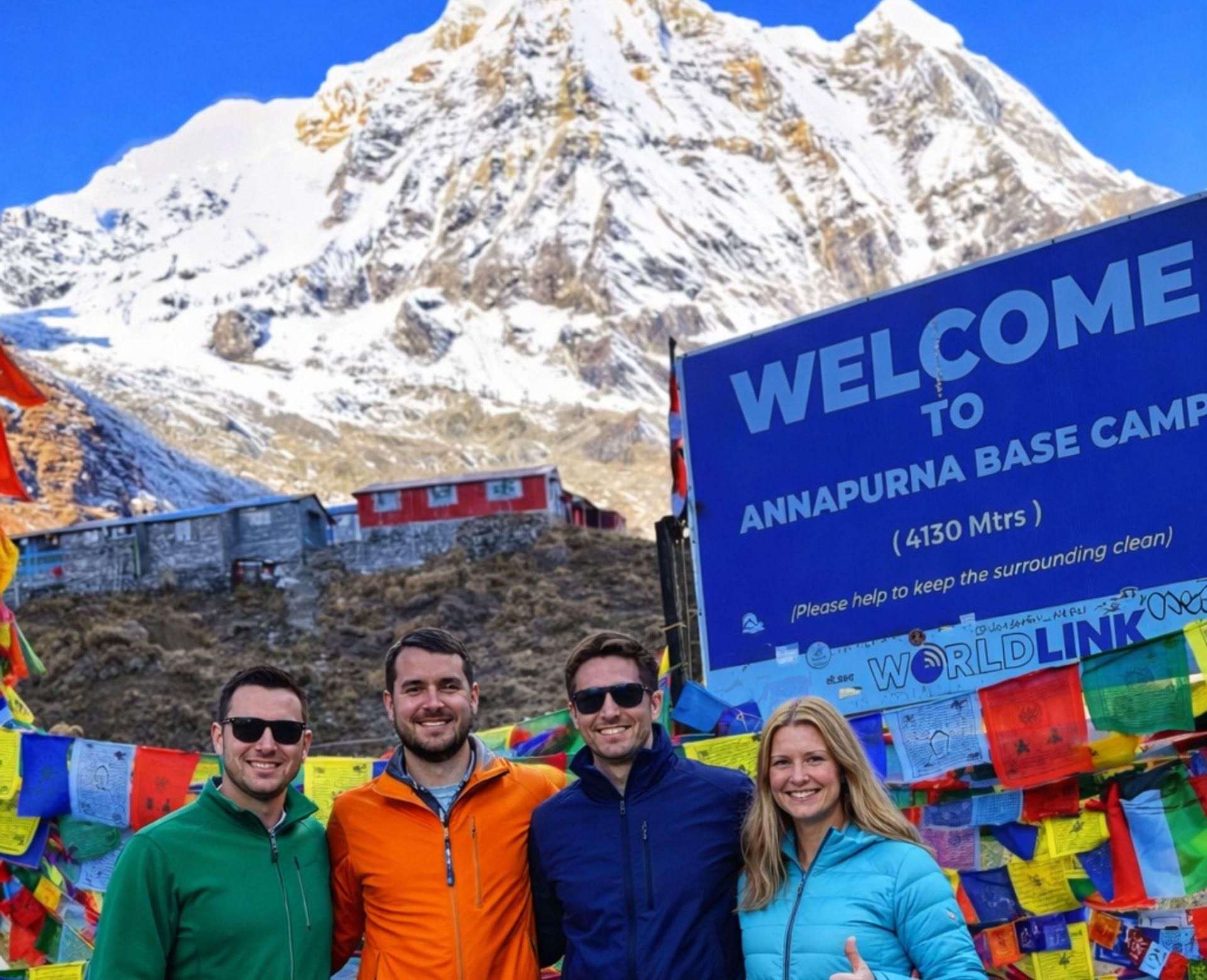Kathmandu: 12-tägige Wanderung zum Annapurna-Basislager mit Guide