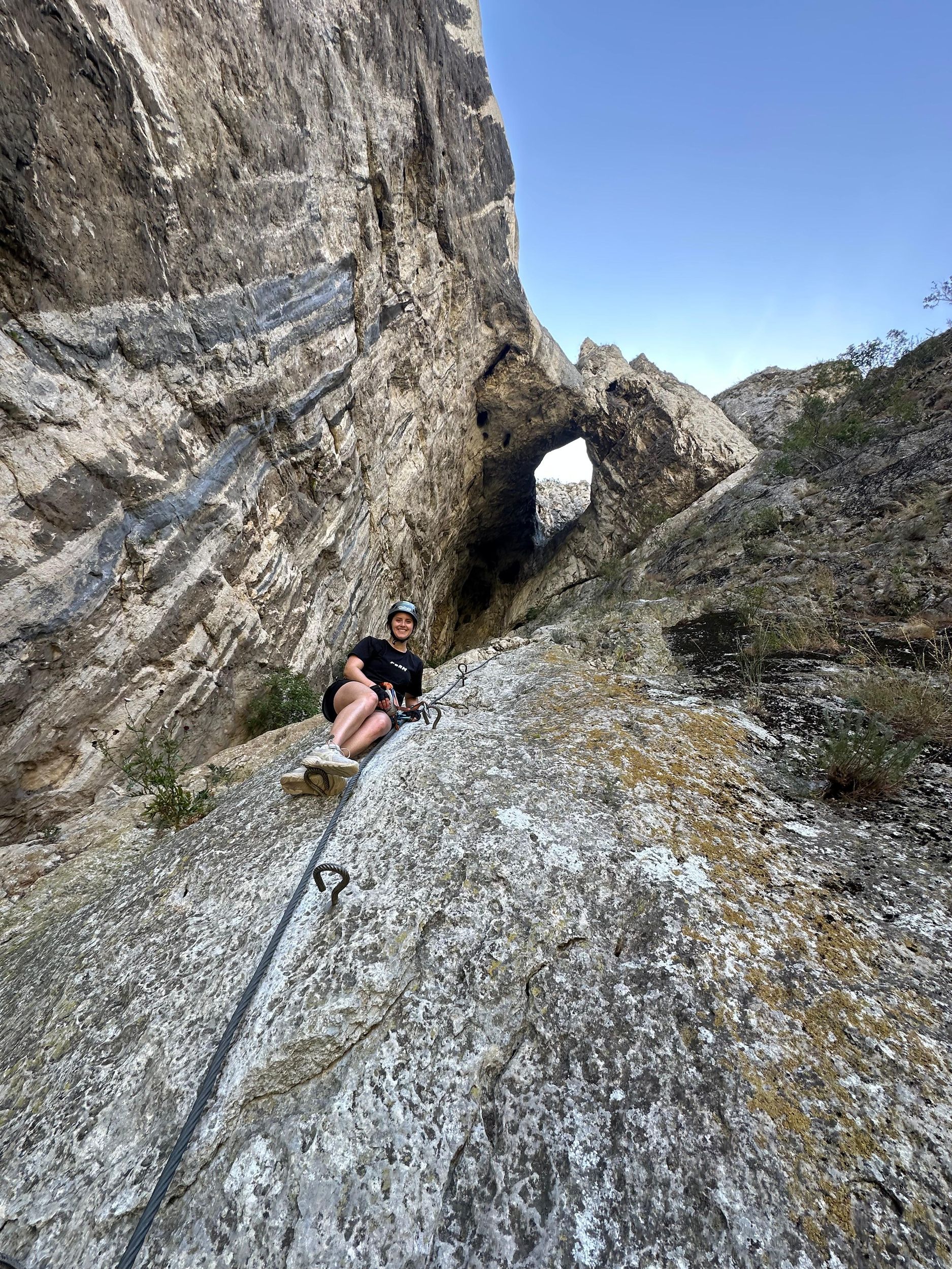 Klettersteig-Aktivität in Transsilvanien