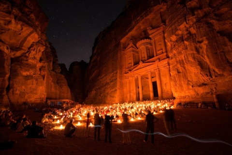 Ammán: Excursión de un día a Petra y Wadi Rum Visita guiada con traslado