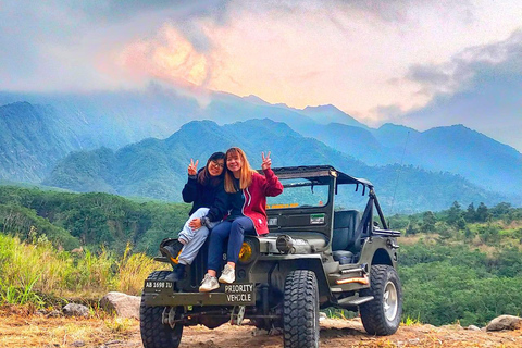 Yogyakarta : Jeep Merapi &amp; Selo Griyo Rizières en terrasses javanaises