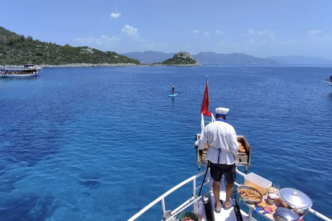 Marmaris: Captain Bulls Boat Trip with BBQ & Drinks Boat Trip with BBQ & Soft Drinks