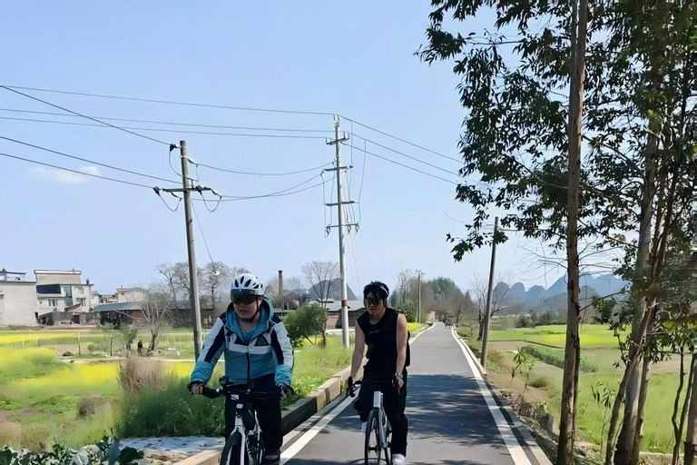 Guilin: Countryside Cycling 1-day Tour with Cooking Class
