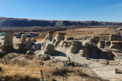 1 Day Drumheller Tour: Calgary to Hoodoos Dinosaurs Badlands 1 Day Private Customizable Drumheller Tour: Calgary Badlands