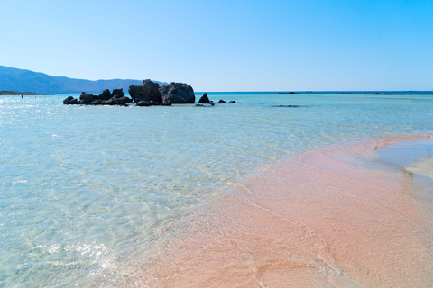 Catamaran Cruise to Elafonisi & Kedrodasos: Lunch & Open Bar Elafonisi Cruise: Snorkel, Paddle & Healthy Meal
