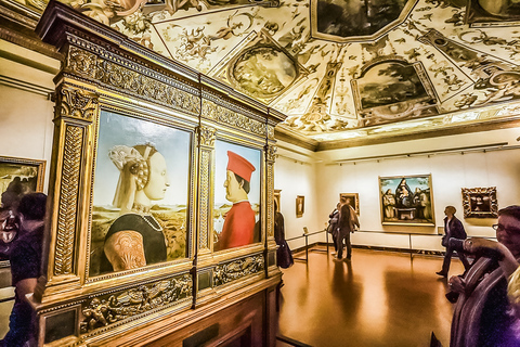 Florence: tijdgebonden ticket met voorrangstoegang UffiziFlorence: ticket voor vroege toegang tot de Uffizi-galerij