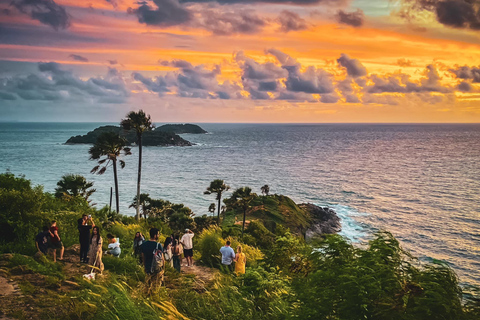 Phuket : Visite nocturne privée avec coucher de soleil à Laem Phrom Thep