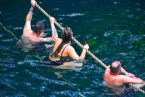 Cancun: Thrilling ATV Adventure, Ziplines and Cenote swim Shared ATV from Playa del Carmen