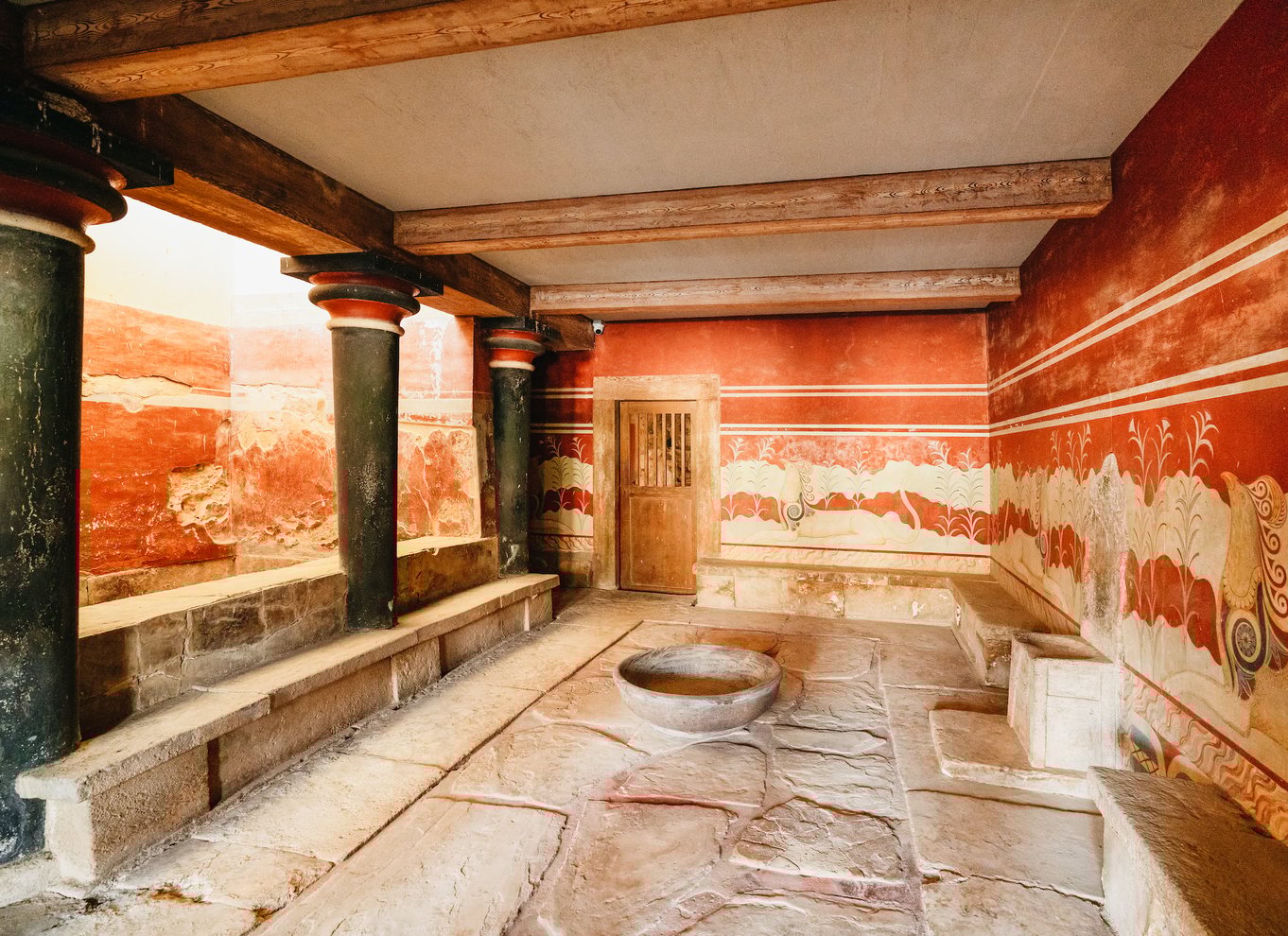 Knossos: Knossos-paladset - guidet byvandring uden kø