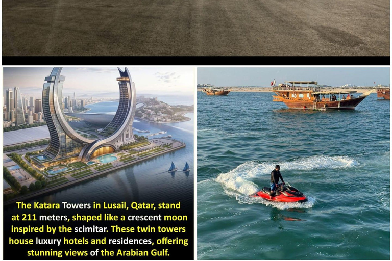 DOHA: City HIGHLIGHTS with a Dhow cruising experience DOHA: City HIGHLIGHTS with Sunset cruising