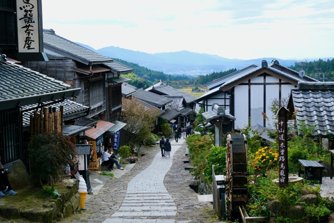 Från Nagoya: Enakyo, Magome-juku &amp; Tsumago-juku 1D BussturKinesiska (8:20 Mötesplats)