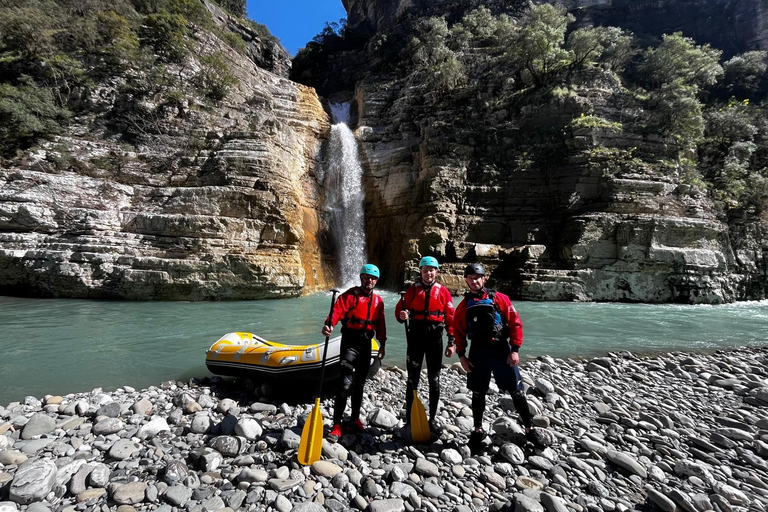 Berat Osumi Canyon Rafting, Waterfall, Swimming and Lunch