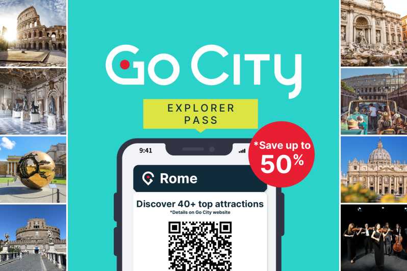 Rome Explorer PASS com ingressos para as mais de 45 atrações principais