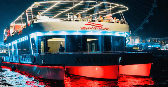 Dubai: Sunset or Dinner Cruise with Live Music & Open Bar