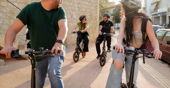 Heraklion: Ecobike Sightseeing Tour with Greek Meze