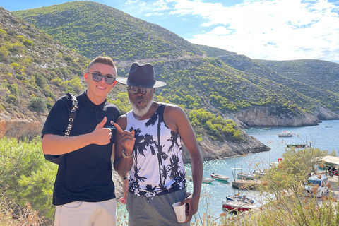 Zakynthos: Excursão de meio dia Mar e Terra Destaques da exploração