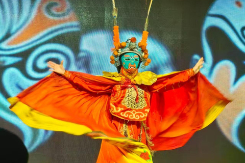 Beijing Teahouse: Live Show with Traditional Arts & Tea 3th-5th Row Seat ( including tea & 3 classic Chinese snacks)