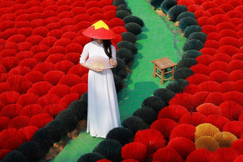 Hanoi: Parfümpagode mit Bootsfahrt oder Lotus-SeidendorfPrivate Tour: Parfümpagode, Lotus-Seidendorf und Weihrauch