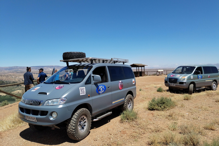 4x4 Los Coloraos Día completo Desert Tour GorafeTour del deserto di Los Coloraos in 4x4 Gorafe