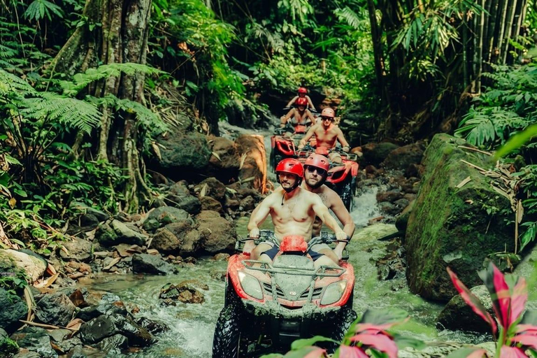 Ubud: Cave ATV, Lazy River Tubing & Zipline in Rice Terrace River Tubing only - No Other Activities