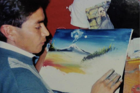 Quito Historic Center: Poncho Museum & Finger Painting Workshop & Souvenir Quito's Historic Center: Poncho Museum, Finger Painting Workshop, and Souvenir