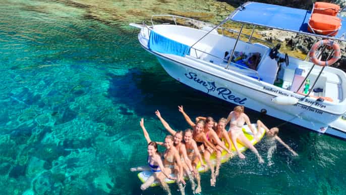 Malta: gita privata in barca a Comino, alla Laguna Blu e a Gozo