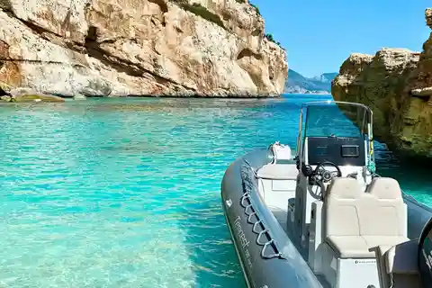 From Cala Gonone: Gulf of Orosei Dinghy Trip