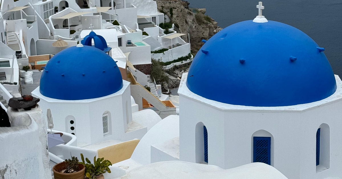 サントリーニ島：ブルードームのプライベート体験 | GetYourGuide