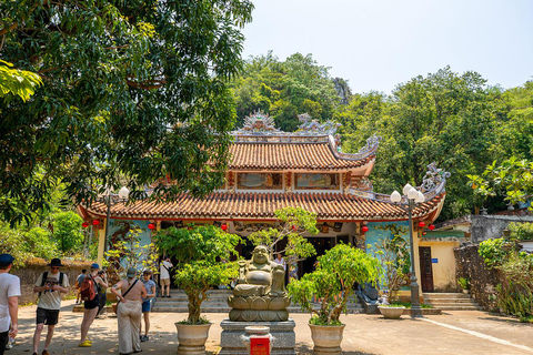 Tour de medio día: montañas de mármol y pagoda Linh UngTour en grupo